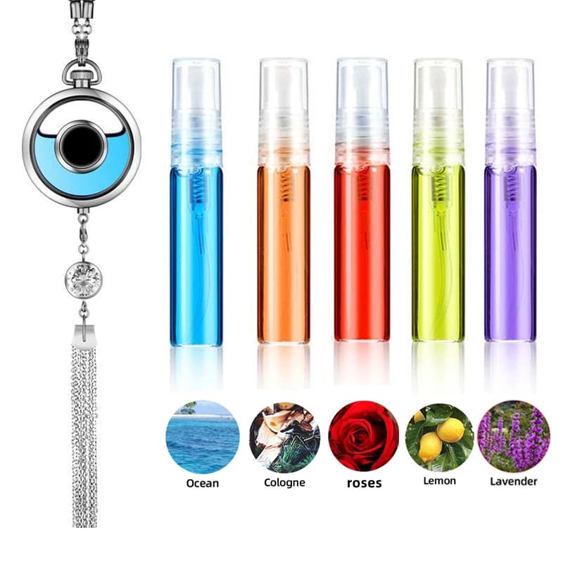 2 Pieces Refilling Perfume Auto Deodorant for Auto Essential Oil Natural Aromatherapy for Ventilation Bags