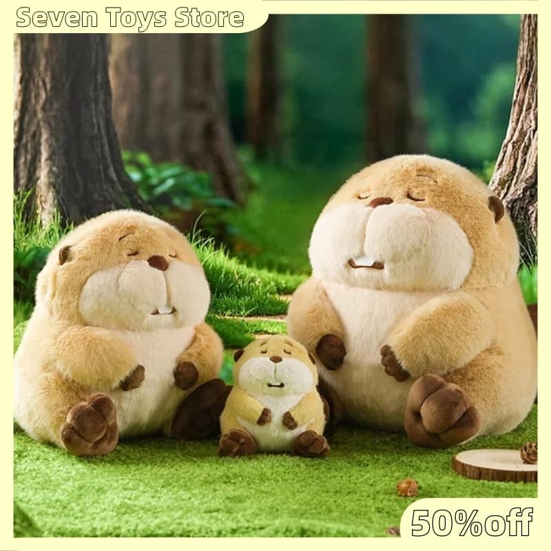 Genuine Disney Beaver Plush Toy Figure Soft Cute Stuffed Animal Movie Peripherals Bag Pendant Throw Pillow Gift For Adult Fans