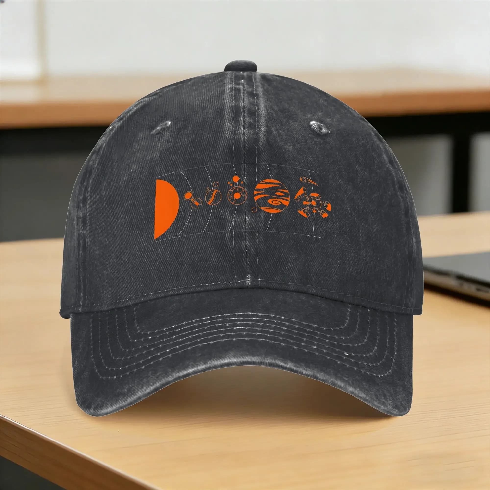 Cappellino da Baseball Estivo Outer Wilds Solar System con Protezione Solare, Design Lavato, Stile Trucker, per Uomo e Donna, Y2k, Cool, da Campeggio, Snapback