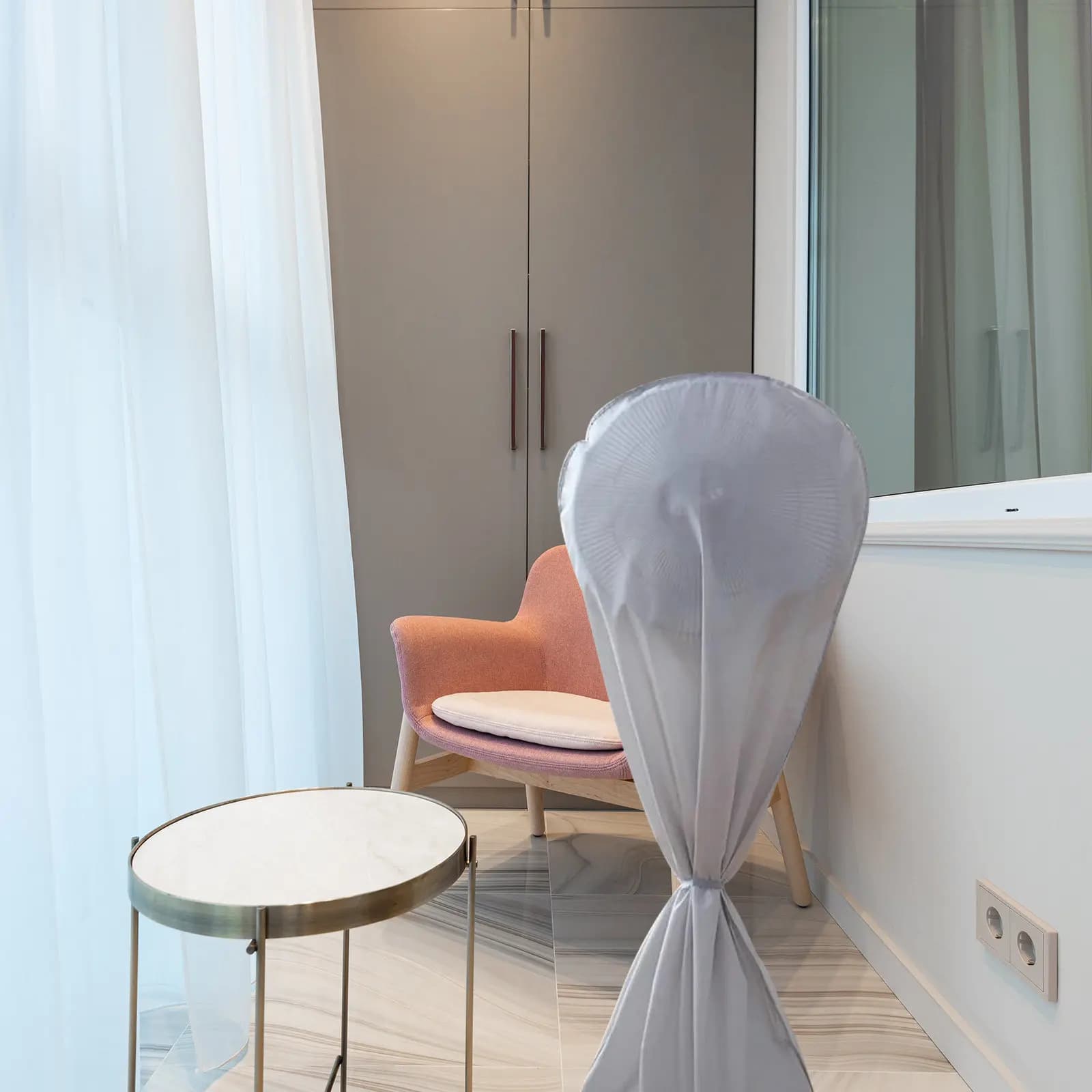 Copertura per ventilatore da pavimento, 1 pezzo, tutto incluso, antipolvere, protettiva, in materiale premium, lavabile e traspirante