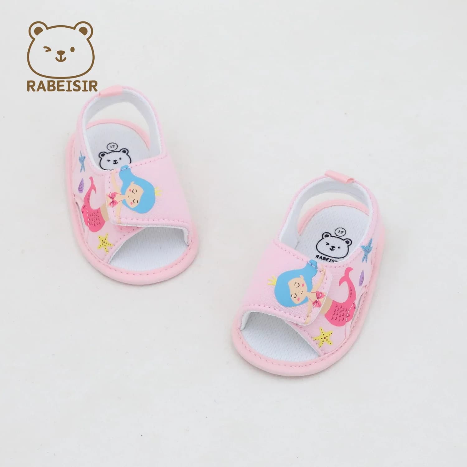 Spring and summer baby shoes sandals baby walking shoes soft sole comfortable 0-1 and a half year old baby floor shoes