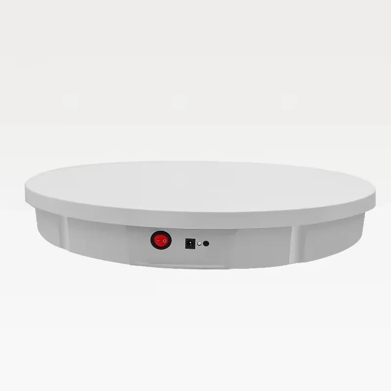 52 cm smart electric display 360 degree rotating turntable with remote control plug-in