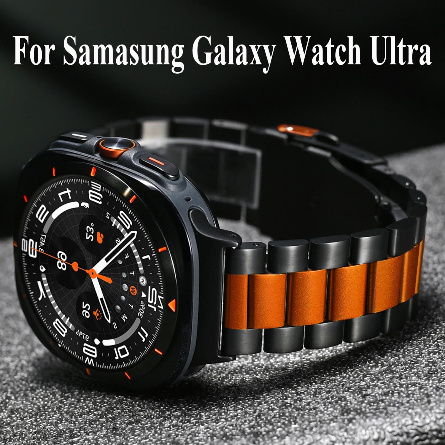 Cinturino in metallo per Samsung Galaxy Watch Ultra 2025 Luxury Men Bussiness Band Bracciale in acciaio inossidabile per Samsung Galaxy Ultra 47mm