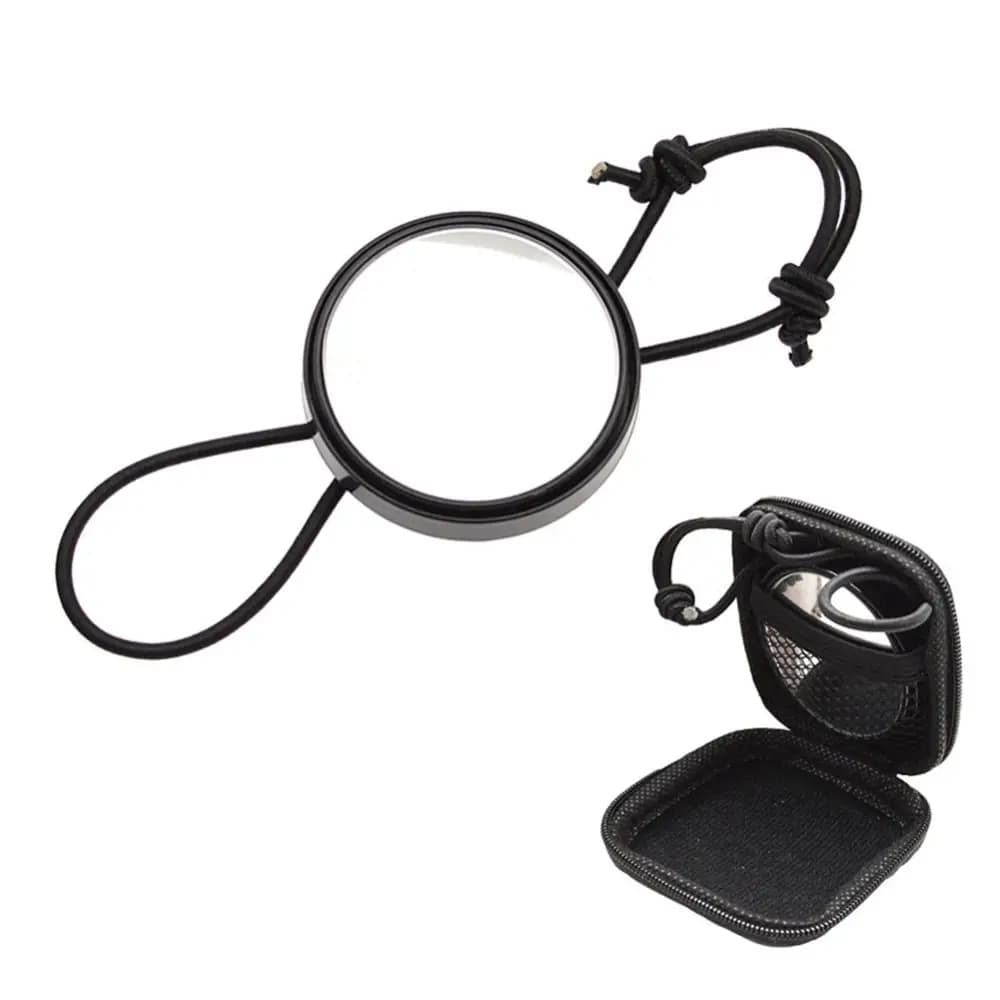 Elastic Band Diving Wrist Mirror Observation Convex Lens Snorkeling Rearview Mirror Marine Adjustable Diving Observe Mirror