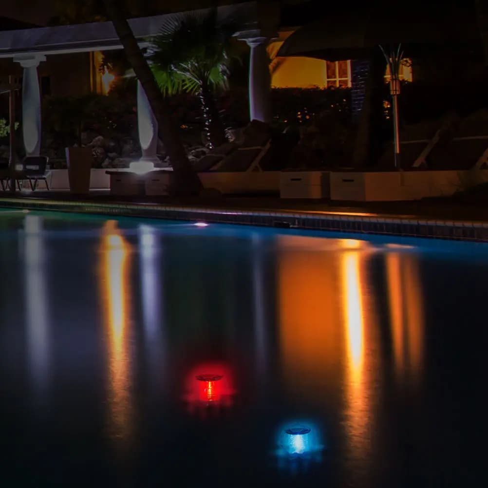Lampada Galleggiante Impermeabile a Energia Solare, Illuminazione Notturna Automatica ad Alta Trasmittanza per Laghetto e Piscina