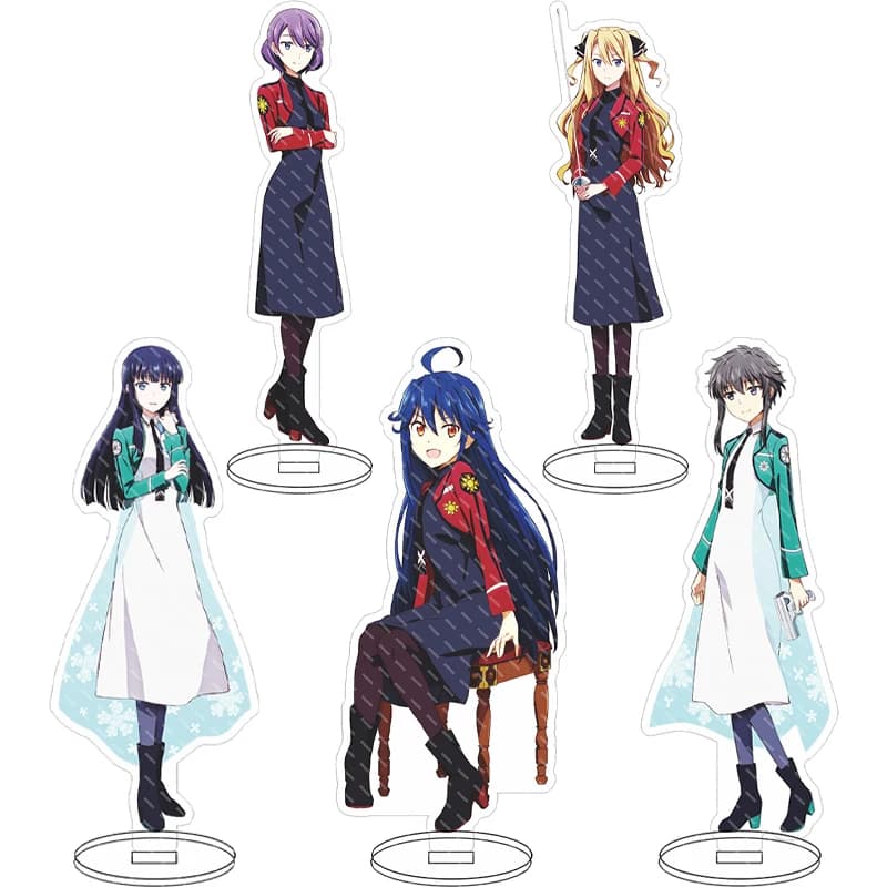 16CM Anime Figure The Irregular at Magic High School‌ Shiba Miyuki Saegusa Mayumi Mitsui Honoka Cos Acrylic Stand Ornaments Gift