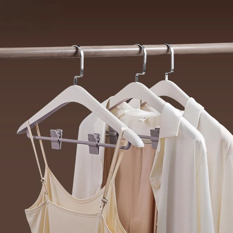 Appendiabiti in Plastica Antiscivolo Senza Cuciture, Appendiabiti di Lusso per Vestiti, Espositore per Armadio Domestico per Negozi di Abbigliamento e Hotel