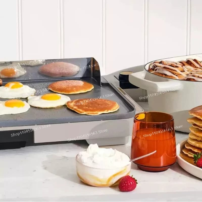 12 x 22 Padella squisita extra large: ideale per colazione, barbecue e pasti familiari