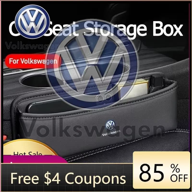 Adesivo per auto 2026: Nuove modanature di design per organizer portaoggetti per sedili auto Volkswagen VW, compatibile con Volkswagen Polo GTI Golf Touran
