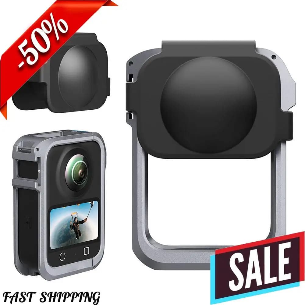 Metal Case for Dji Osmo 360 Gabbia accessories for aluminium camera with support for multiple expansion Osmo 360 Safty Lock protective frame