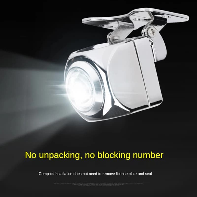1x lampada di retromarcia a LED esterna per auto 6500K Mini luce di retromarcia ausiliaria accessori per sistema di illuminazione per telecamera di backup ad alta potenza