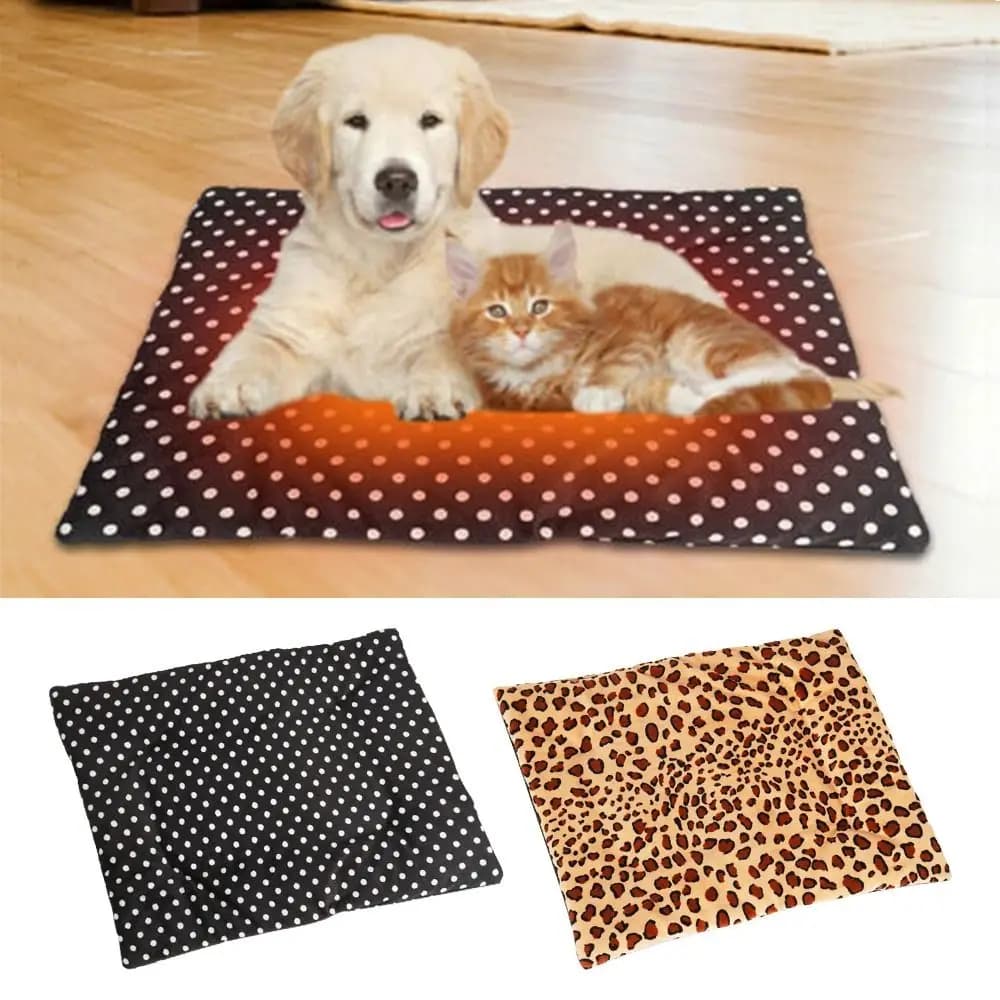 Tappetino riscaldante per animali domestici Coperta elettrica Tappetino per letto per cani e gatti Coperta USB riscaldante Tappetino lavabile Scaldino Morbido peluche Cucciolo di gatto invernale