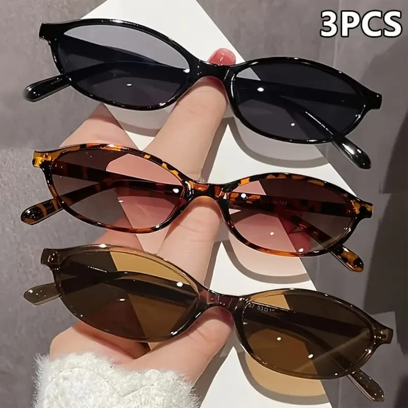 1/3 Paio di Occhiali da Sole Estivi alla Moda per Donna, Adatti per Decorazione Quotidiana e Fotografia Estiva