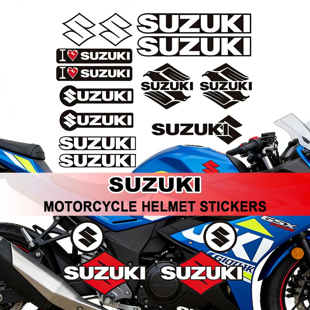 Adesivi per Moto, Decalcomanie Riflettenti e Laser per Sponsor, per SUZUKI Uy125 GSXR GW, Scooter, Casco, Serbatoio, Modifiche