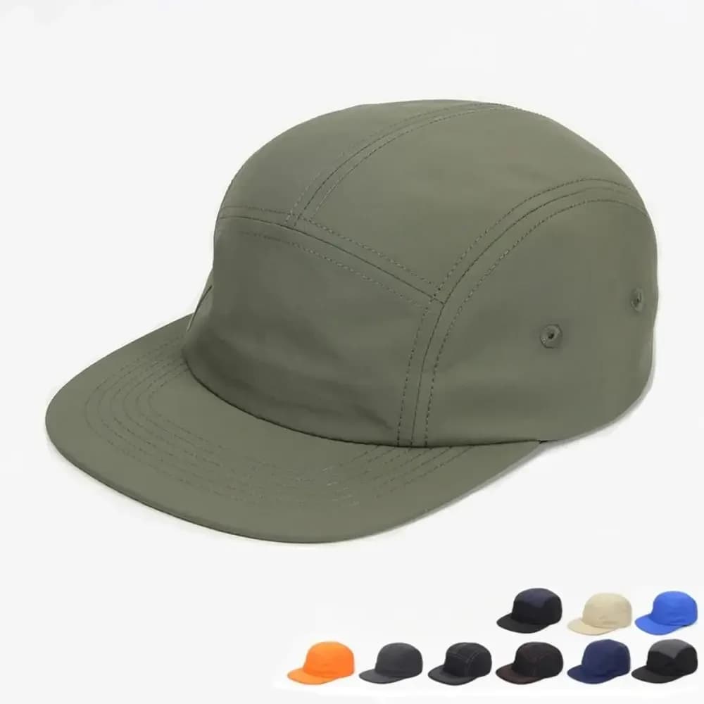 New Baseball Cap 5 Quick Drying Panels Waterproof Nylon Cappellini snapback Man Woman Camping Hats Hip Hop Hat