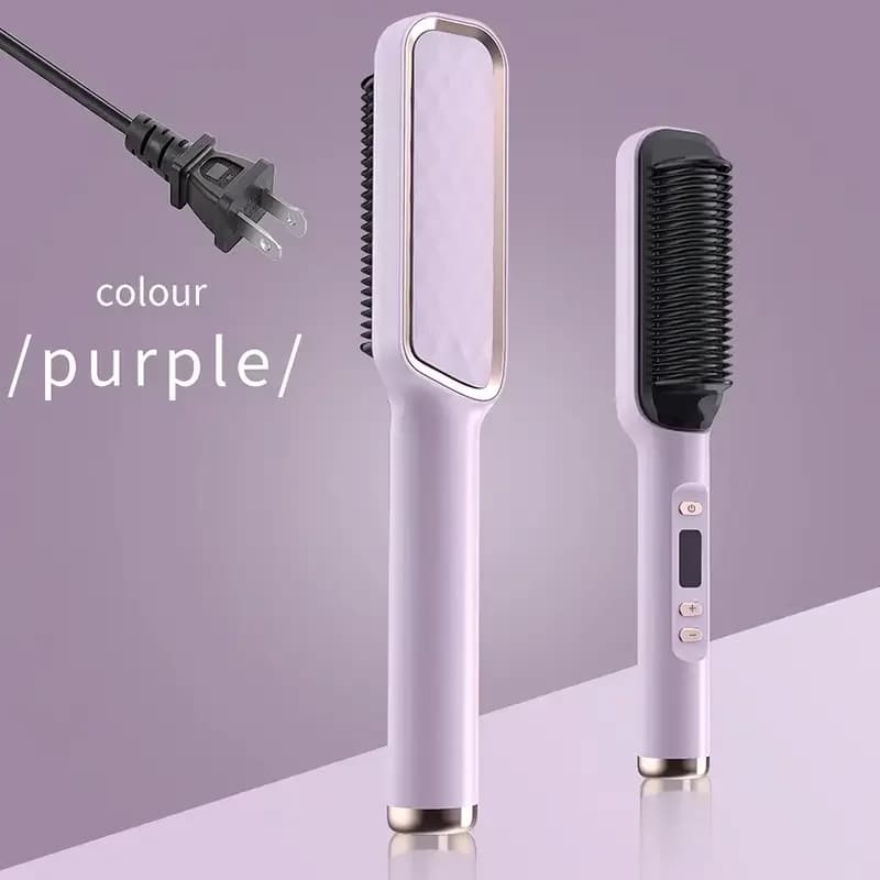 Combs, 35 W ceramic multifunctional styling plate and curling iron with temperature control and fast heating speed