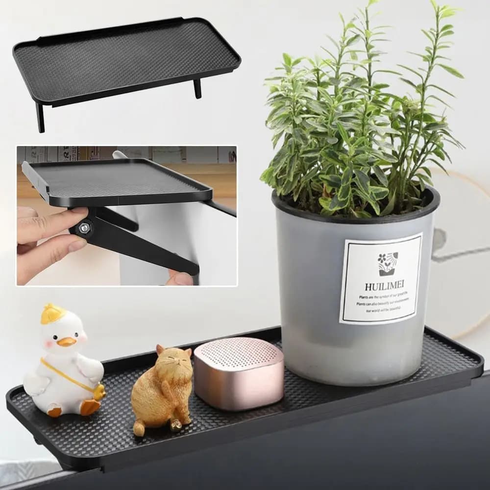 ABS Computer LCD Display Rack Adjustable Support Router Storage Rack Home Organizer Desktop Display Stand Computer Monitor
