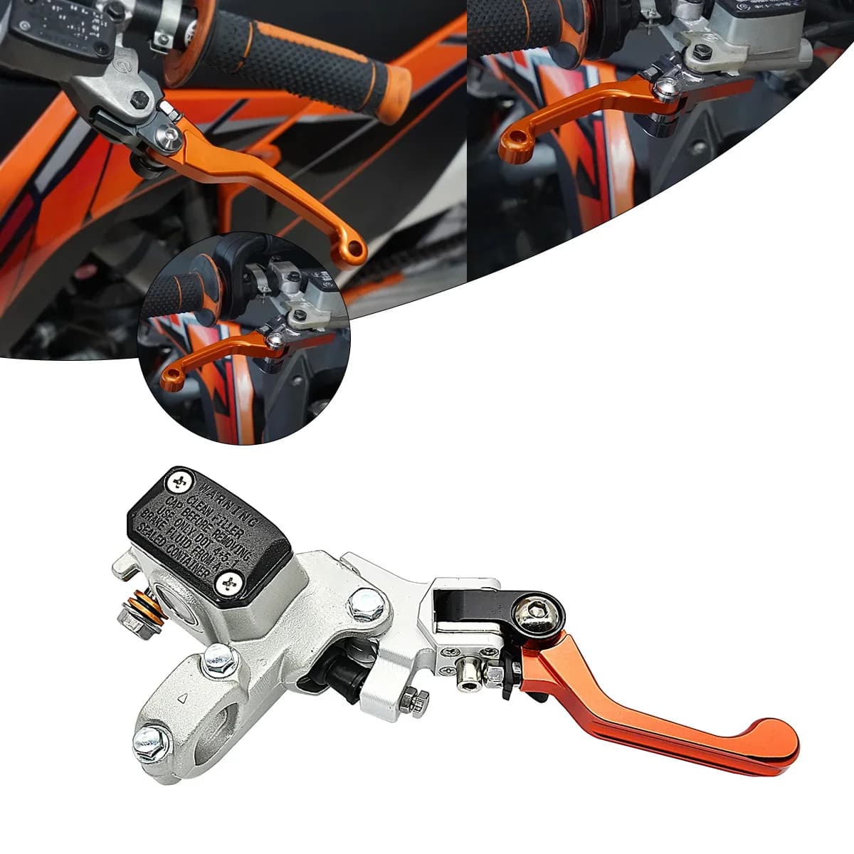 Motorcycle 360° Hydraulic Brake Master Cylinder For KTM XC XC-W XC-F XCF-W EXC ECX-F SX SX-F 150-500 Dirt Bike Brake Pump