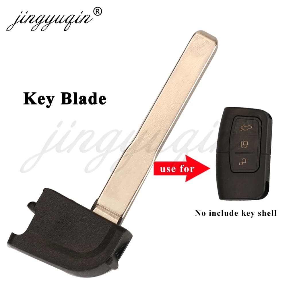 Jingyuqin Chiave A Distanza Dell'automobile Lama per Ford C-Max Focus MK2 Kuga Mondeo Galaxy HU101 Smart Uncut Lama Vuota di Ricambio