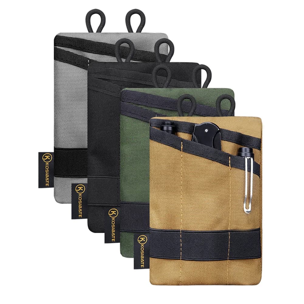 Borsa organizer tascabile compatta e portatile, resistente all'usura, per campeggio, escursionismo, alpinismo, sport all'aria aperta