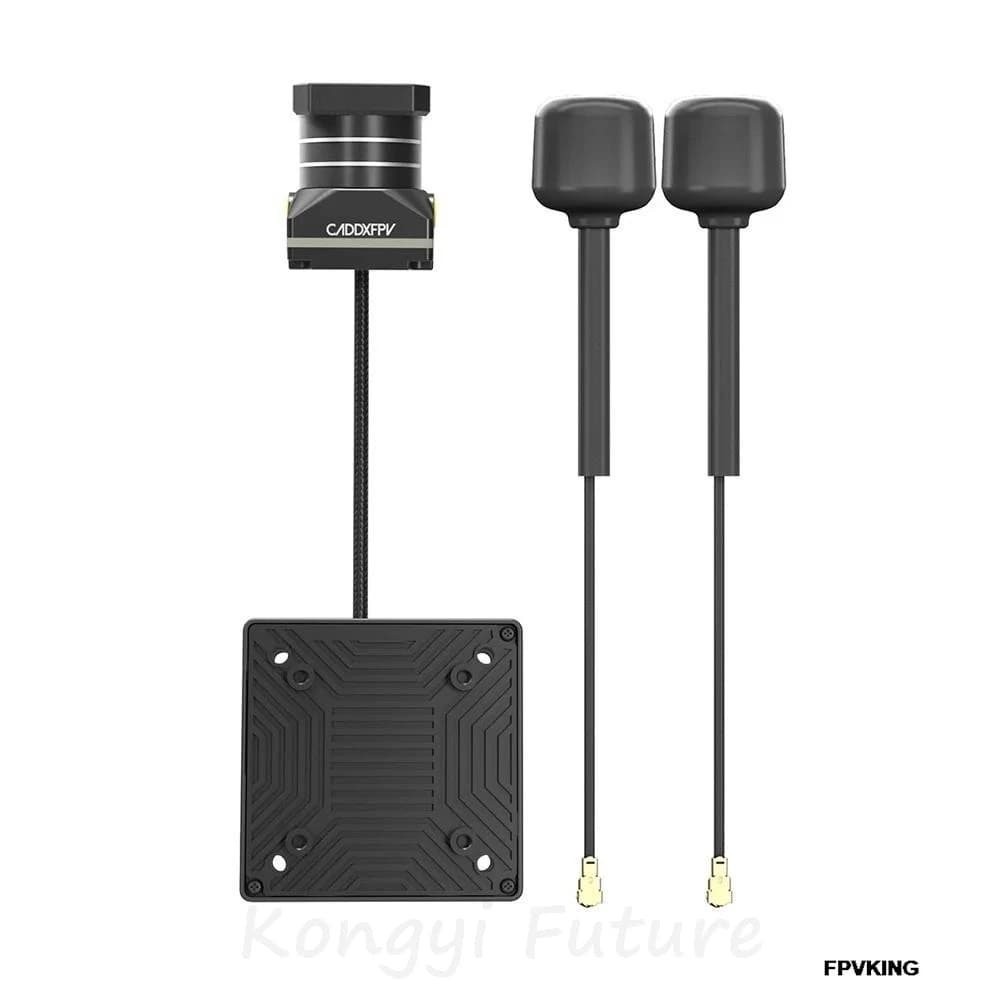 Kit Walksnail Moonlight 4K/60FPS FOV160 ° Telecamera Starlight Gyroflow EIS con Doppia Antenna per Modelli RC 2-6S