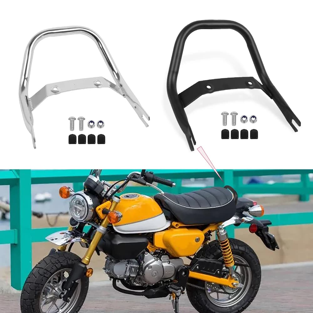 Per Honda Monkey 125 Z125 2018-2024 Sedile singolo Portapacchi Supporto Scaffale Passeggero Bracciolo Sedile del passeggero Grab Hand Rail Manubrio