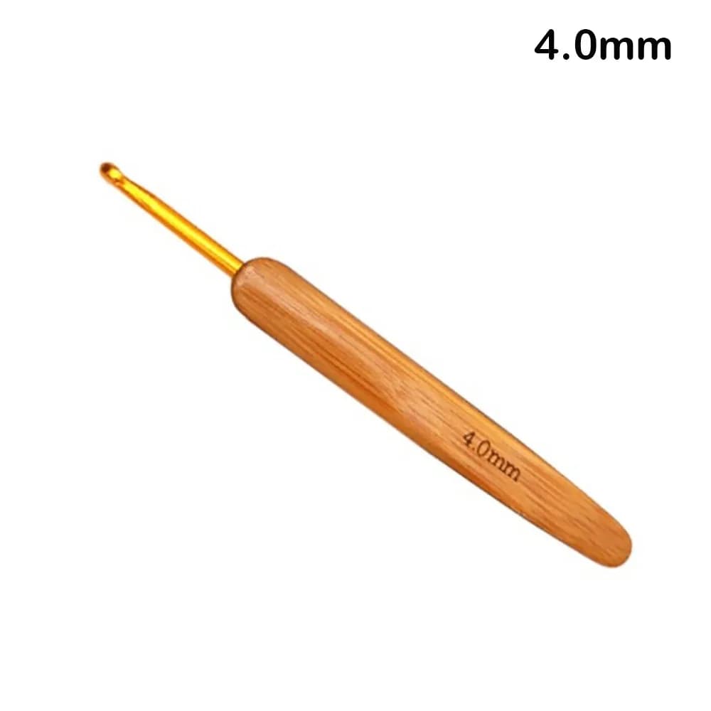 New Bamboo Wooden Crochet Hooks Small Size Long Bamboo Handle Crochet Crocheting Hooks Knitting