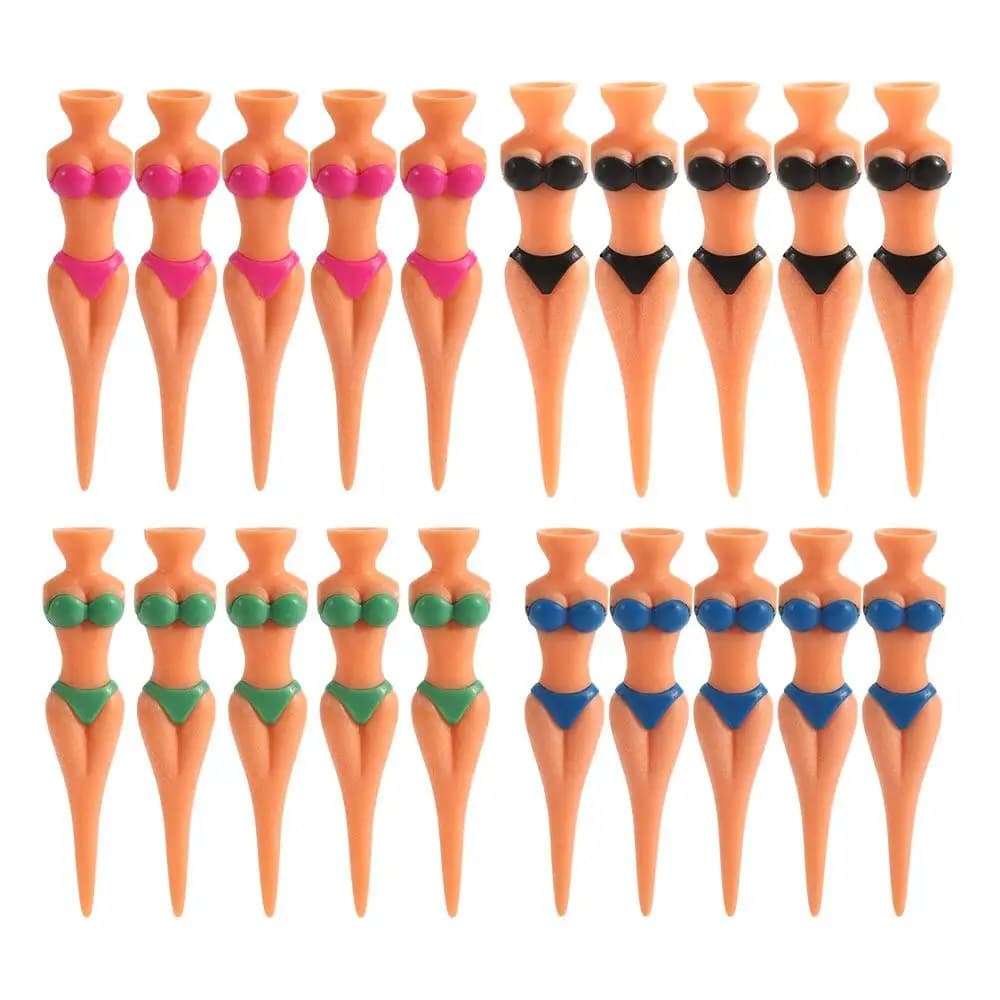 Resistenti Tee da Golf per Donne, Accessori da Golf Sexy e Attraenti per Allenamento all'Aperto