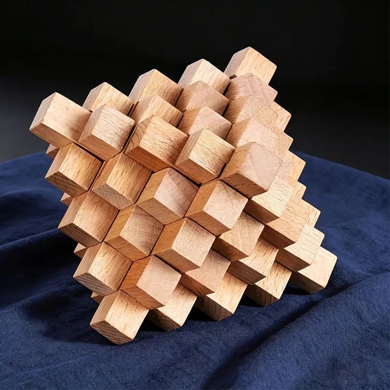 Difficili puzzle in legno a forma di ananas, tipo Lucan, per bambini e adulti, giochi educativi per lo sviluppo mentale, sfida IQ, idee regalo.