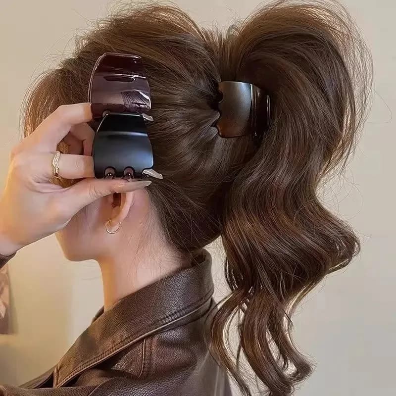 1Pcs Women High End Shark Clip High Ponytail Fixed Artifact Hair Accessory Headwear