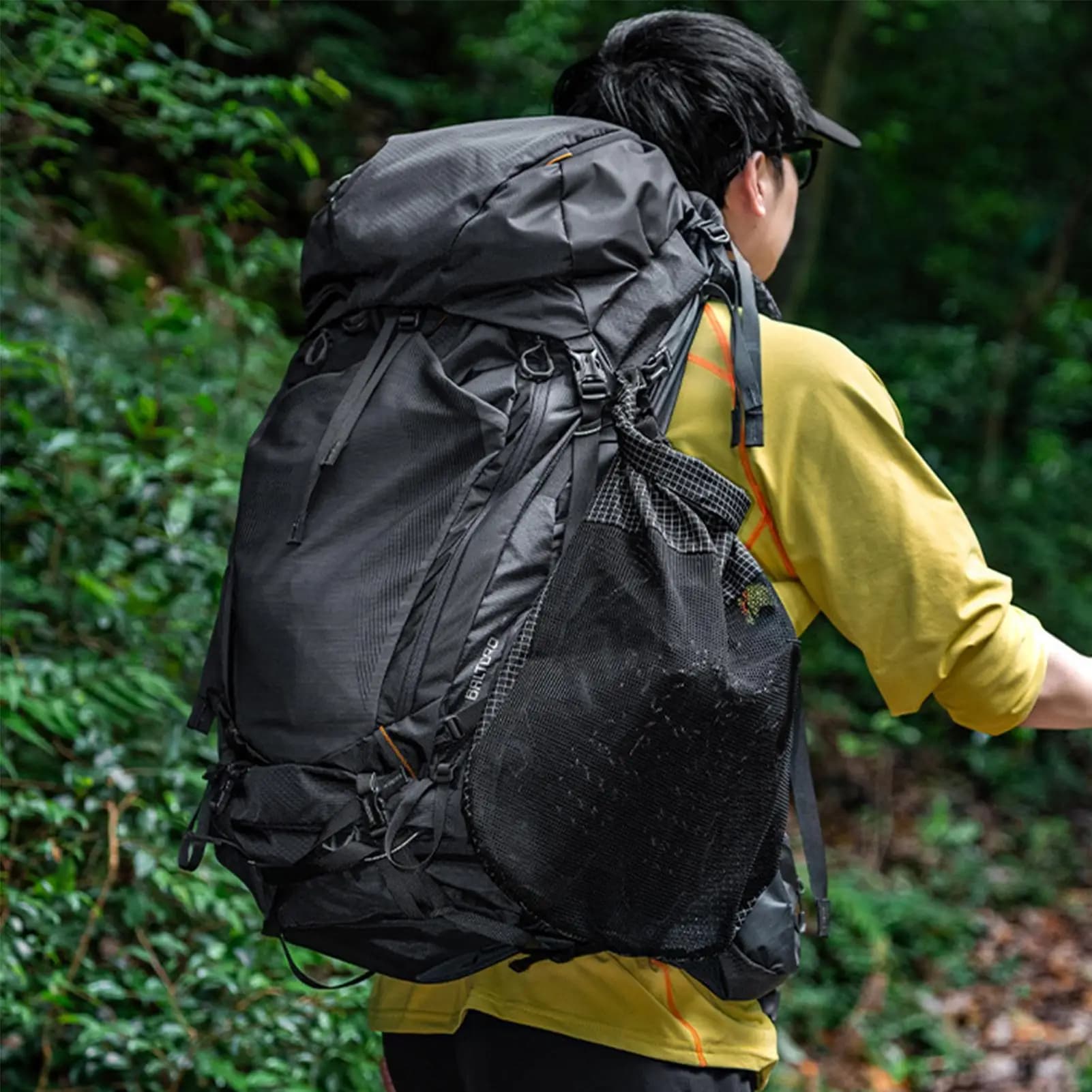 Travel Shoe Bag Large Capacity Zipper Mesh Portable Foldable Laundry Bag For Outdoor Hiking Camping Trekking Backpacking