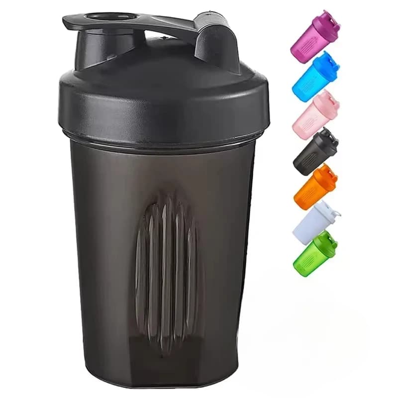 1-7PCS Bottles Shaker Sport Water Cups Whey Protein Powder Mixer Bottle Fitness Gym Shaker Cup Outdoor Portable Plastic Drink Cup