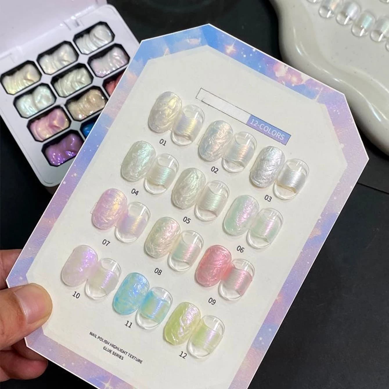 Nuovo Gel per Unghie 2026, Gel Modellante 3D Aurora Acetato Effetto Seta Senza Residui per Manicure
