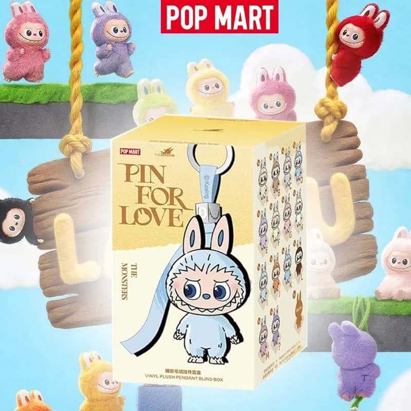 POP MART Pin for Love Labubu The Monsters Blind Box Guess Bag Toy Doll Ornaments Anime Figure Gift