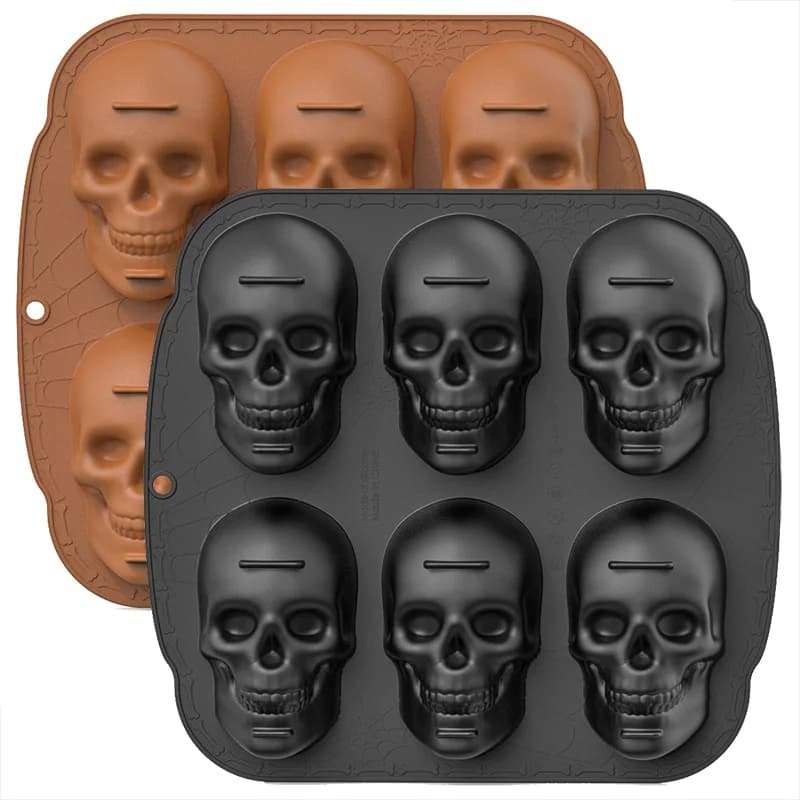 Stampo a forma di cervello in Silicone per cubetti di ghiaccio fai da te budini cioccolatini torte festa di natale di Halloween