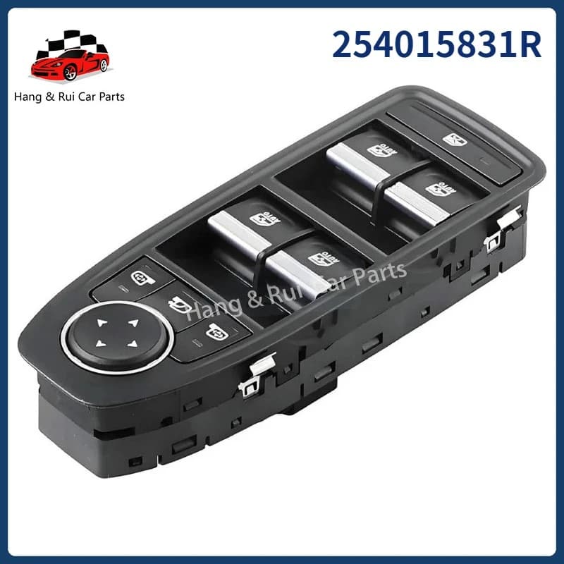 254015831R Interruttore Principale di Controllo Finestrini Elettrici Lato Guida Sinistro per Renault Clio 5 Captur II 2019 2020 2021 25401-5831R