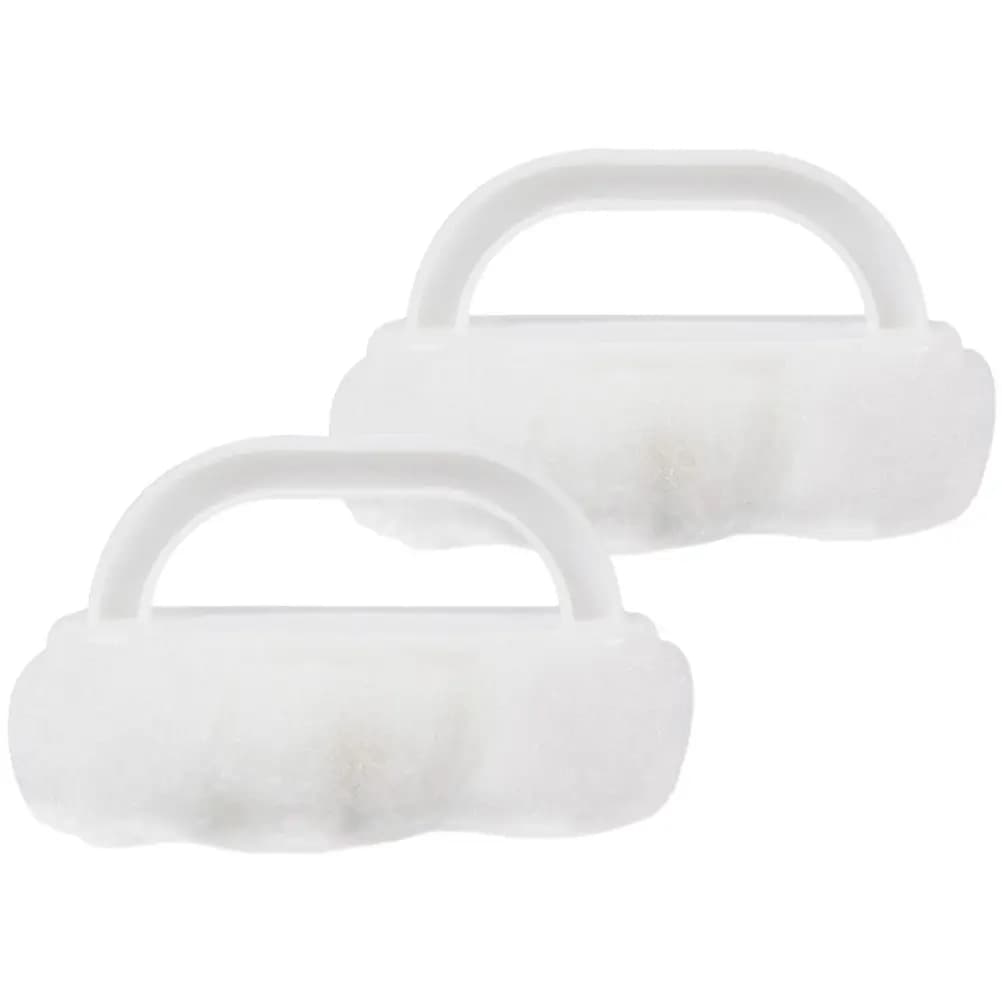 Set di 2 Spazzole per Vasca da Bagno, Morbide, per Uso Domestico e Alberghiero, con Manico Antiscivolo, per Pulizia del Bagno e del Piano di Lavoro della Cucina
