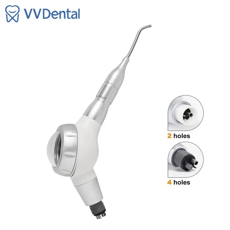 Professional Dental Aerograph for Sanding and Cleaning Water Spray, Dental Cleaner for Tooth Whitening, 2 or 4 Holes Denti Tool