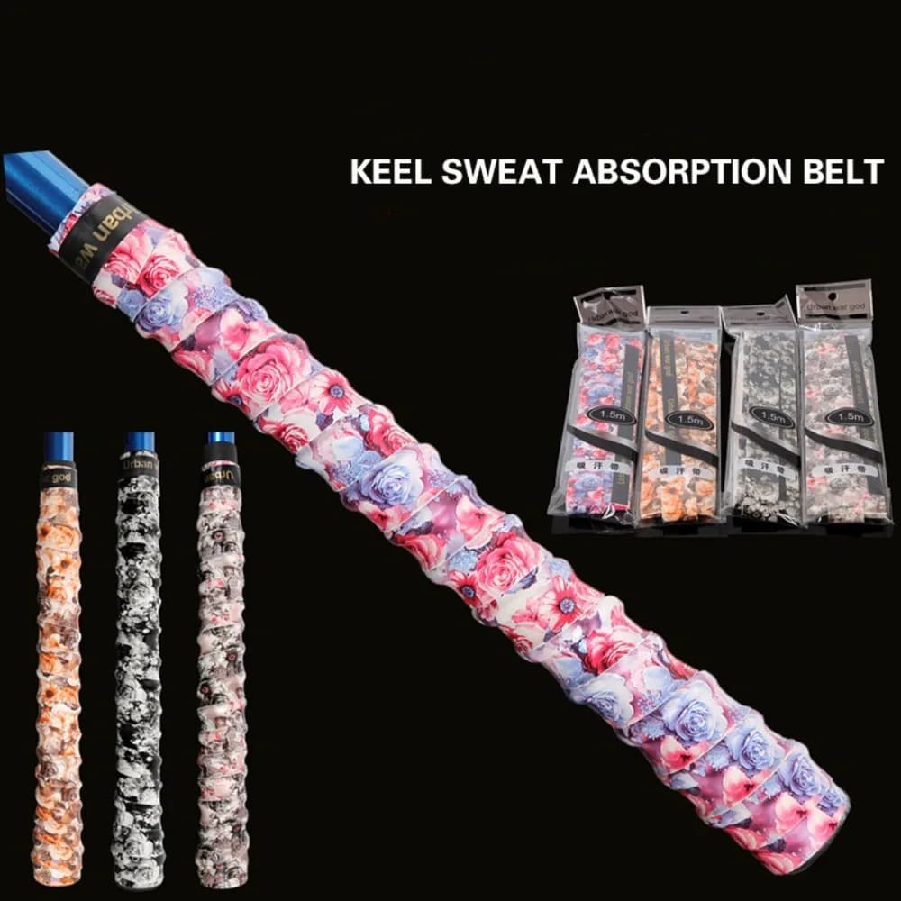 1 pcs 1.5 m long anti-slip fishing rod grip tape tennis overgrip band for sweat racket from badminton pillow on handle for baseball bat