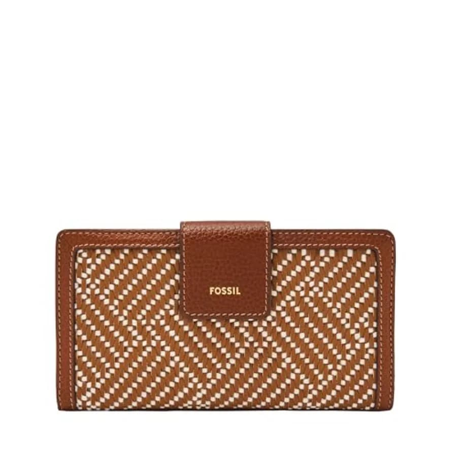 Portafoglio da donna in pelle Logan con blocco RFID, pochette per uso quotidiano, in vera pelle, nero, design sottile con protezione sicura per le carte
