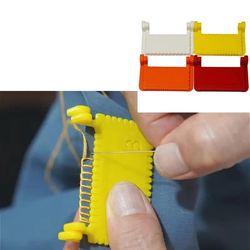 Kit di guide per cuciture per punti uniformi con spaziatura di 1,5/2/3/4 mm, strumento di cucitura di precisione per ricamo su tessuto e lavorazione del cuoio