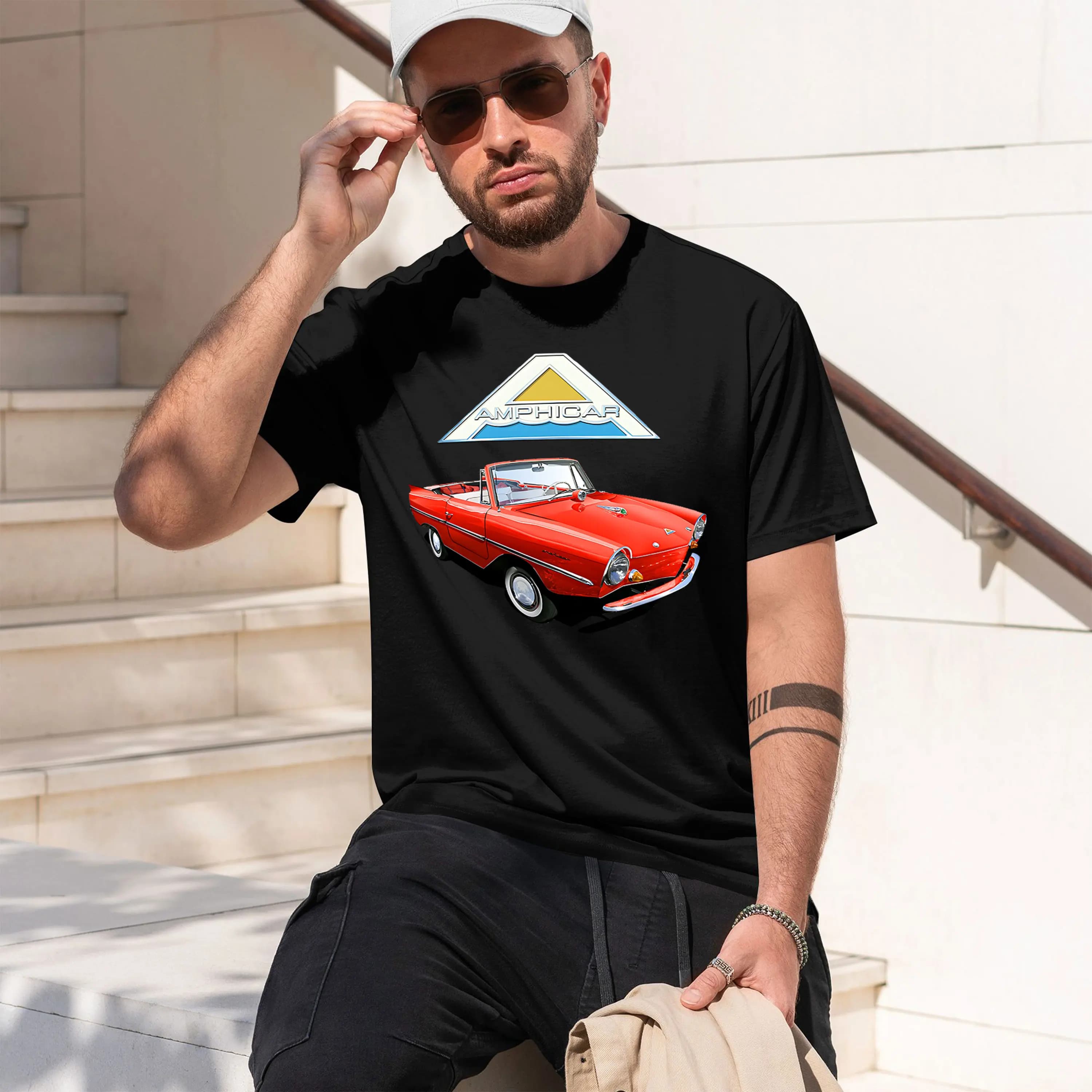 Amphar The boat Car Bobble dad Military Golf Wear Bea Visor 2026 Nuovo Modello T-shirt girocollo a maniche corte da uomo Classic Casual Mu