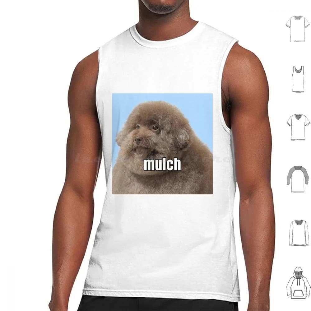 Mucchio Canotte per cani Gilet senza maniche Mulch Gang Mulch Gang For Life Mulch Dog Mulch Dog Meme Dog Meme Divertente