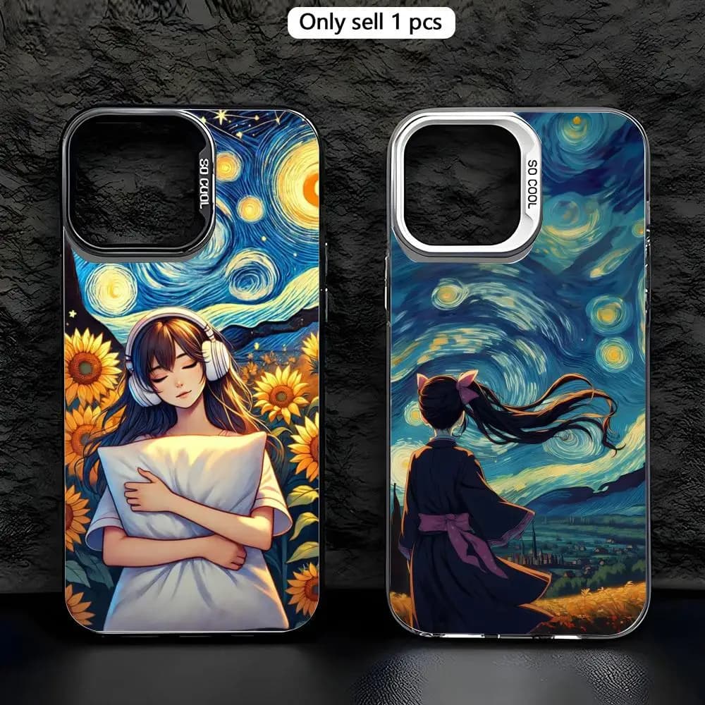 Starry Traveler Phone Case For iPhone 17 16 15 14 13 12 11 Pro Max Plus Fashion Slim Shockproof Protective Phone Case