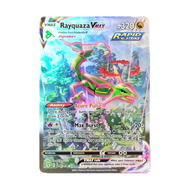 Proxy PKM Cards SWORD & SHIELD LOST ORIGIN GIRATINA V 218/203 English TCG Game Collection Card