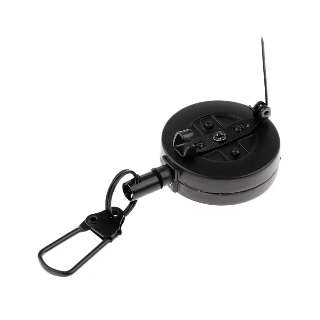 Multi-use Fly Fishing Zinger Retractable Tool Steel Cord Key Holder Carabiner for Fishing Rings Repair Kit