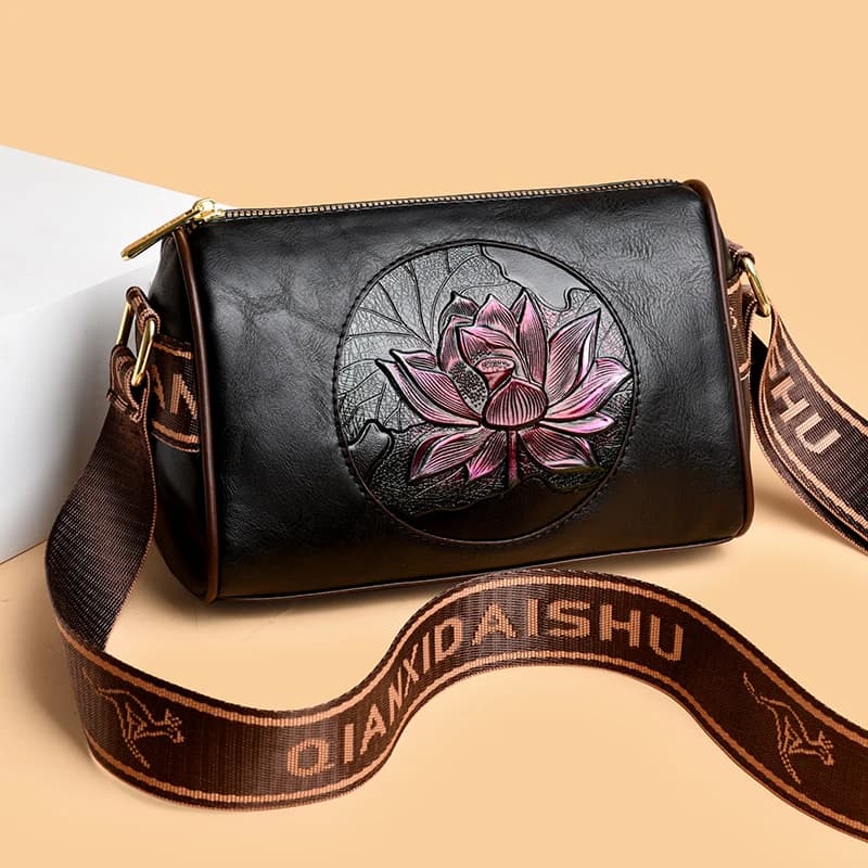 Borsa a tracolla Borsa da donna casual Borse a tracolla a tracolla in morbida pelle per donna Borsa a tracolla da donna con stampa di nuova moda