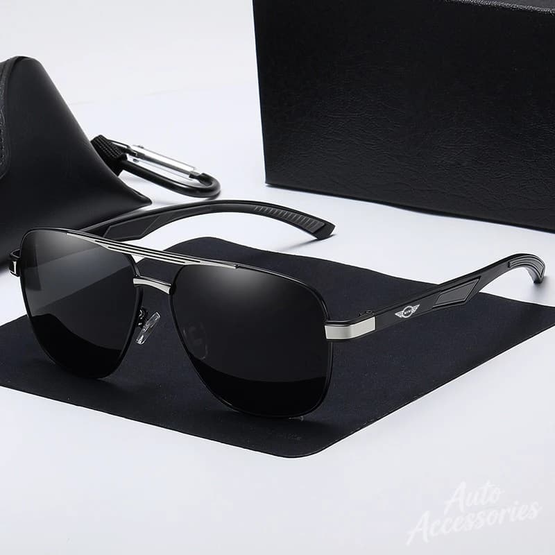 Car Polarized Sunglasses Personalized Design Frame Sunglasses For BMW MINI Cooper One JCW F54 F55 F56 F57 F60 R50 R52 stickers