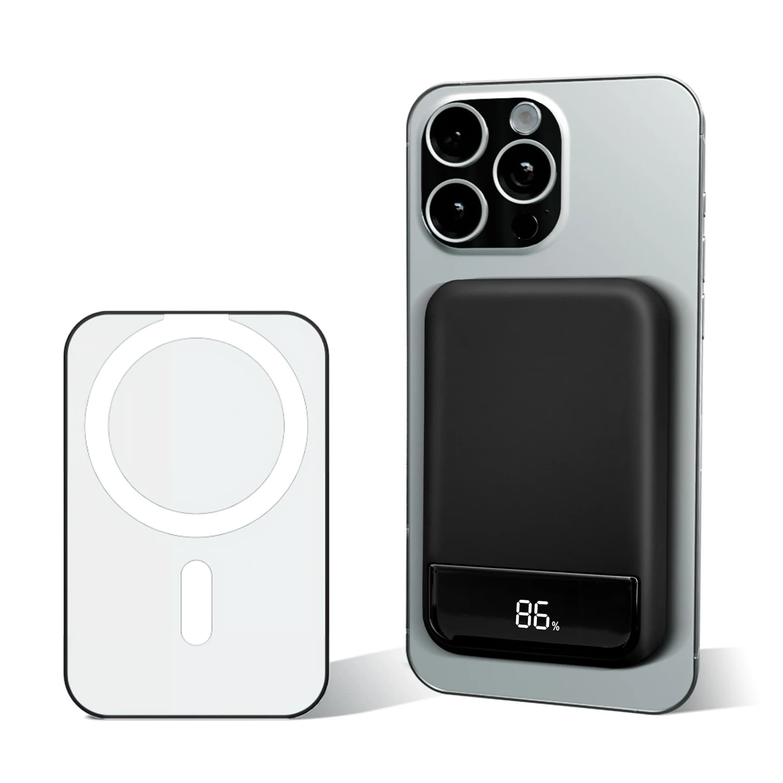 Caricabatterie portatile wireless magnetico Power Bank 10000mAh PD20W Display LED integrato per iPhone 16/15/14/13/12/Pro/Mini/Pro Max