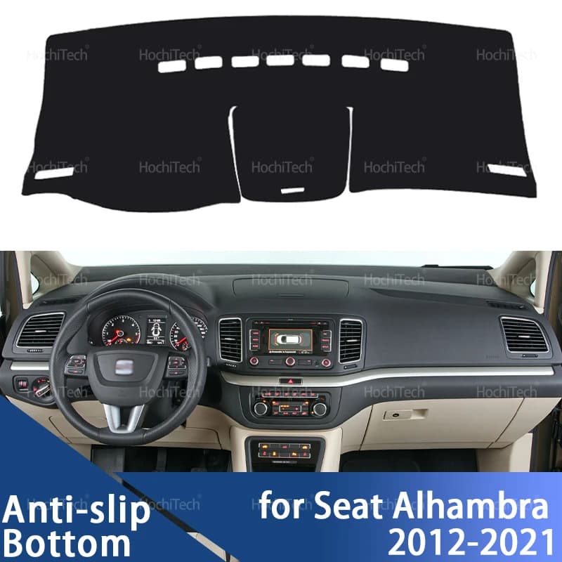 For Seat Alhambra 2012-2021 Left Right Hand Drive Auto Dashboard Cover Dash Mat Board Pad Carpet Dashmat Anti-UV Mats